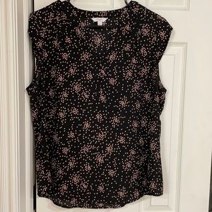 Black and Pink Blouse